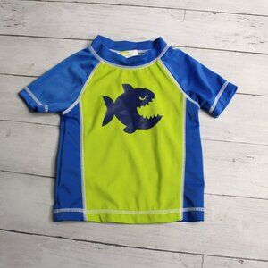Crazy 8 Baby Boy's Rashguard Swim Shirt Size 12-18 Months UV Protection